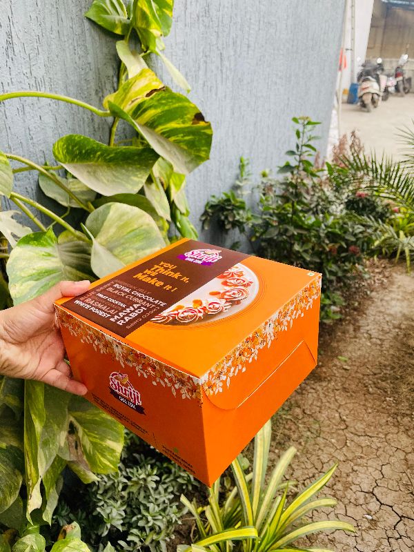 8x8x5 Cake Box Multicolor Print