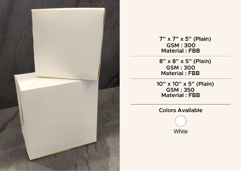 Cake Boxes All Sizes