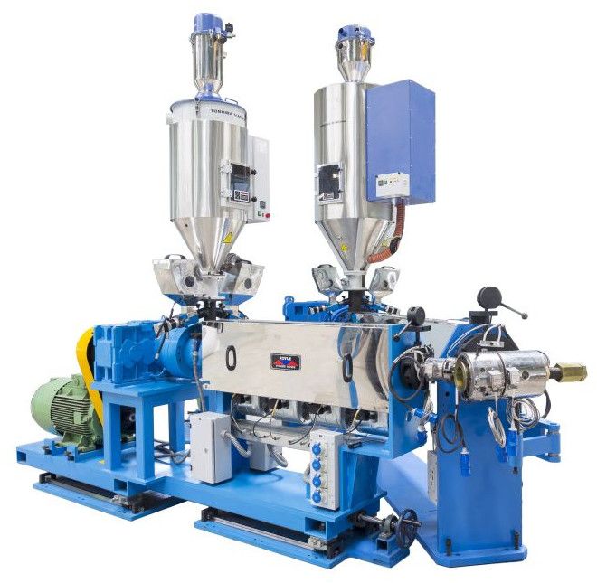 Sheathing Extruders with Crosshead