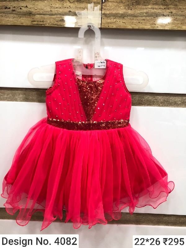 Des. No. 4082 Girls Fancy Frock