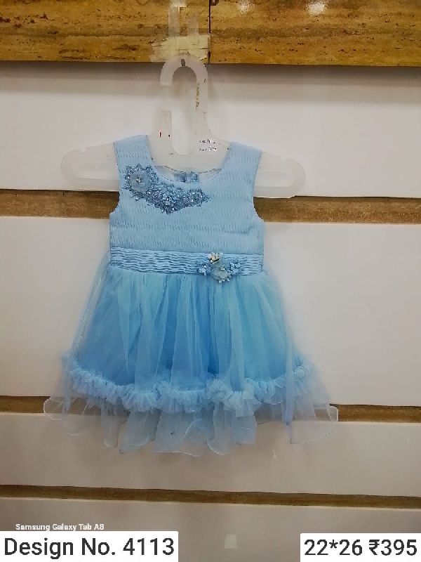 Des. No. 4113 Girls Party Wear Frock