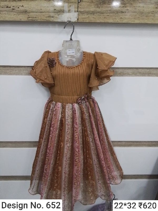 Des. No. 652 Girls Designer Frock