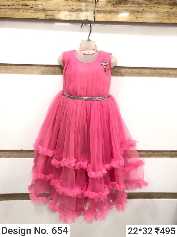 Des. No. 654 Girls Designer Frock