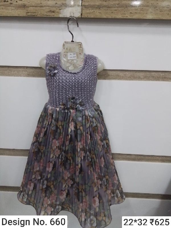 Des. No. 660 Girls Designer Frock