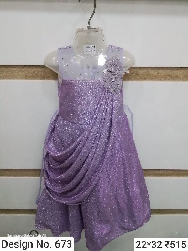 Des. No. 673 Girls Designer Frock