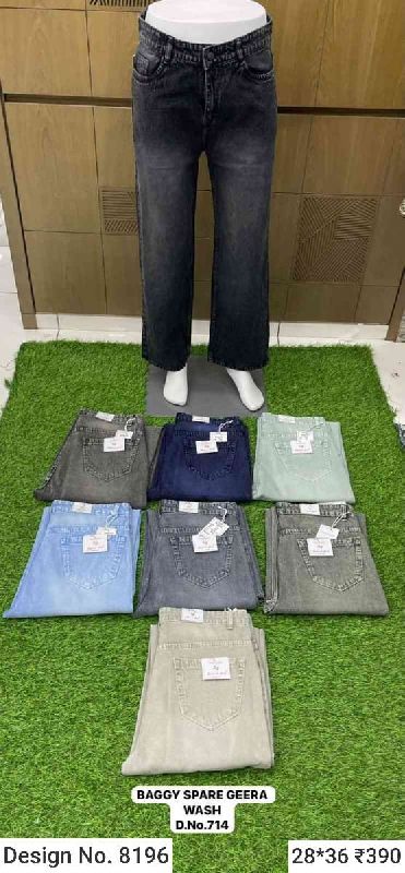 Des. No. 8196 Ladies Loose Fit Jeans