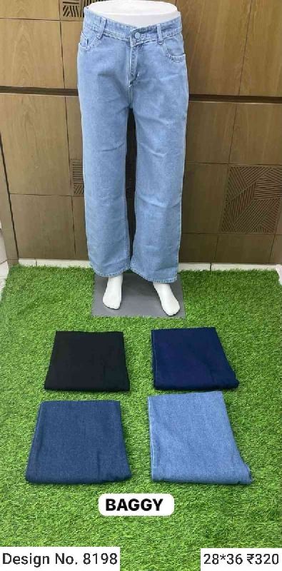 Des. No. 8198 Ladies Loose Fit Jeans