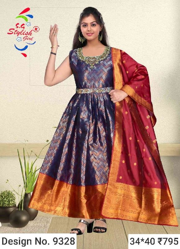 Des. No. 9328 Ladies Fancy Gown