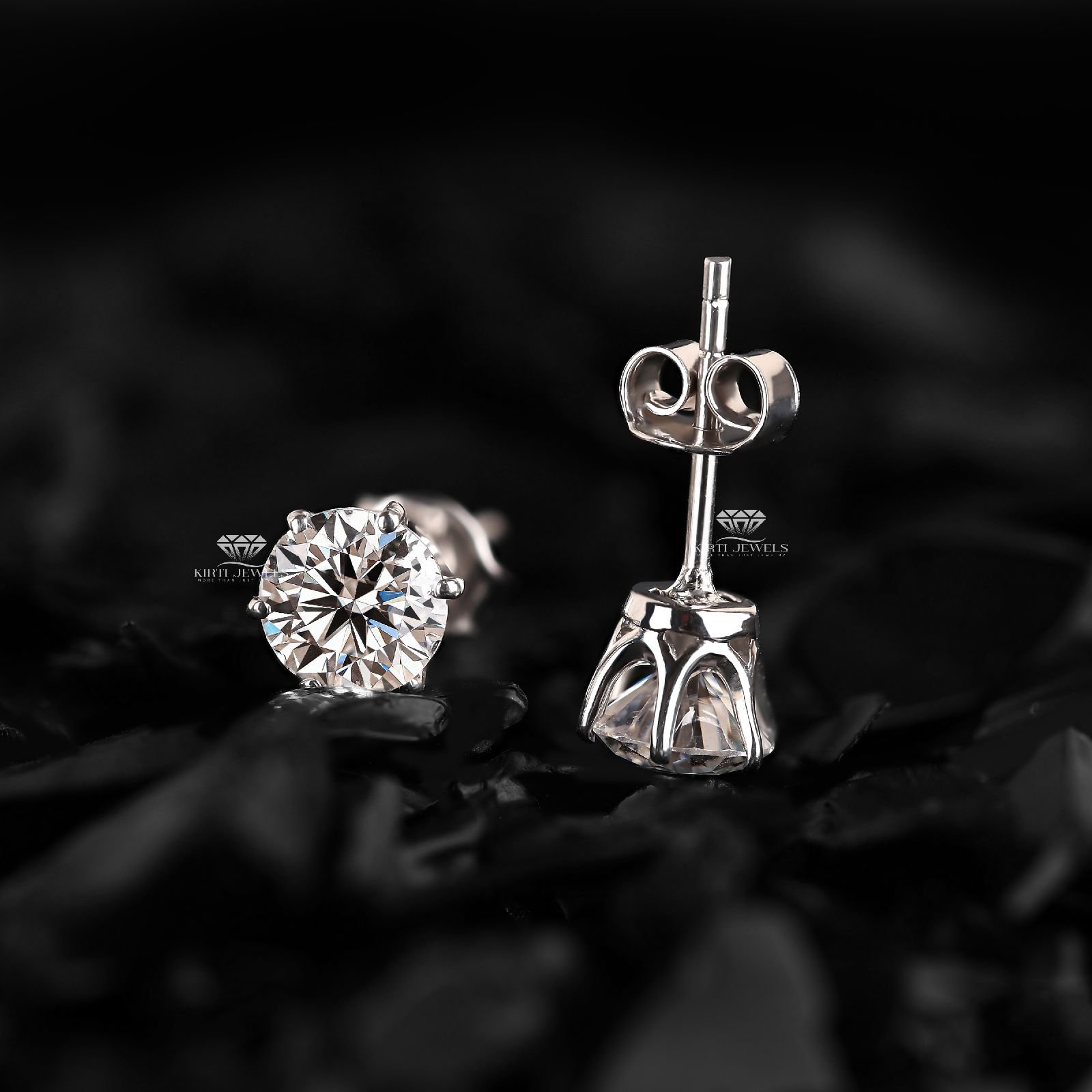 14K Gold RMDE16 Diamond Earrings