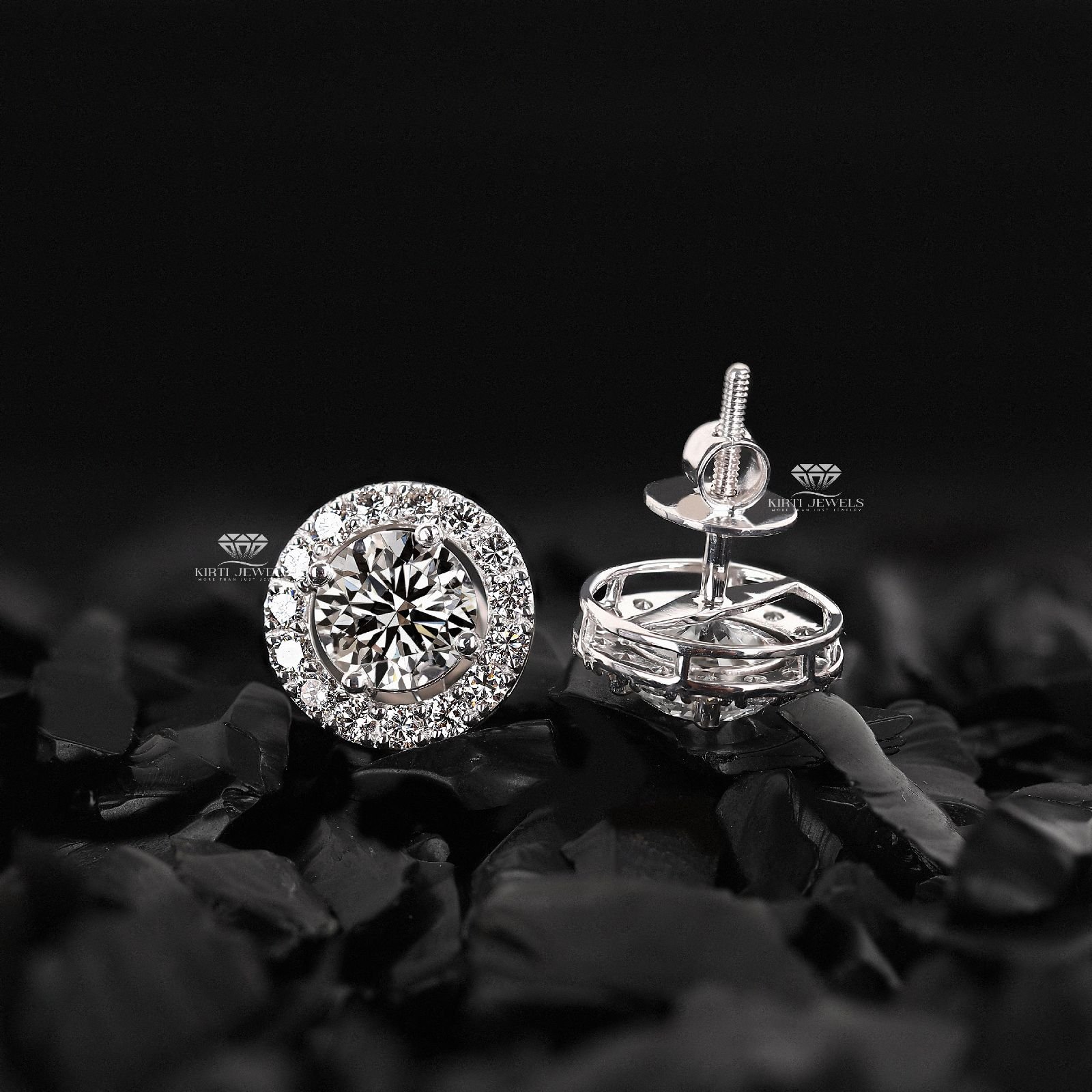 14K Gold RMDE18 Diamond Earrings