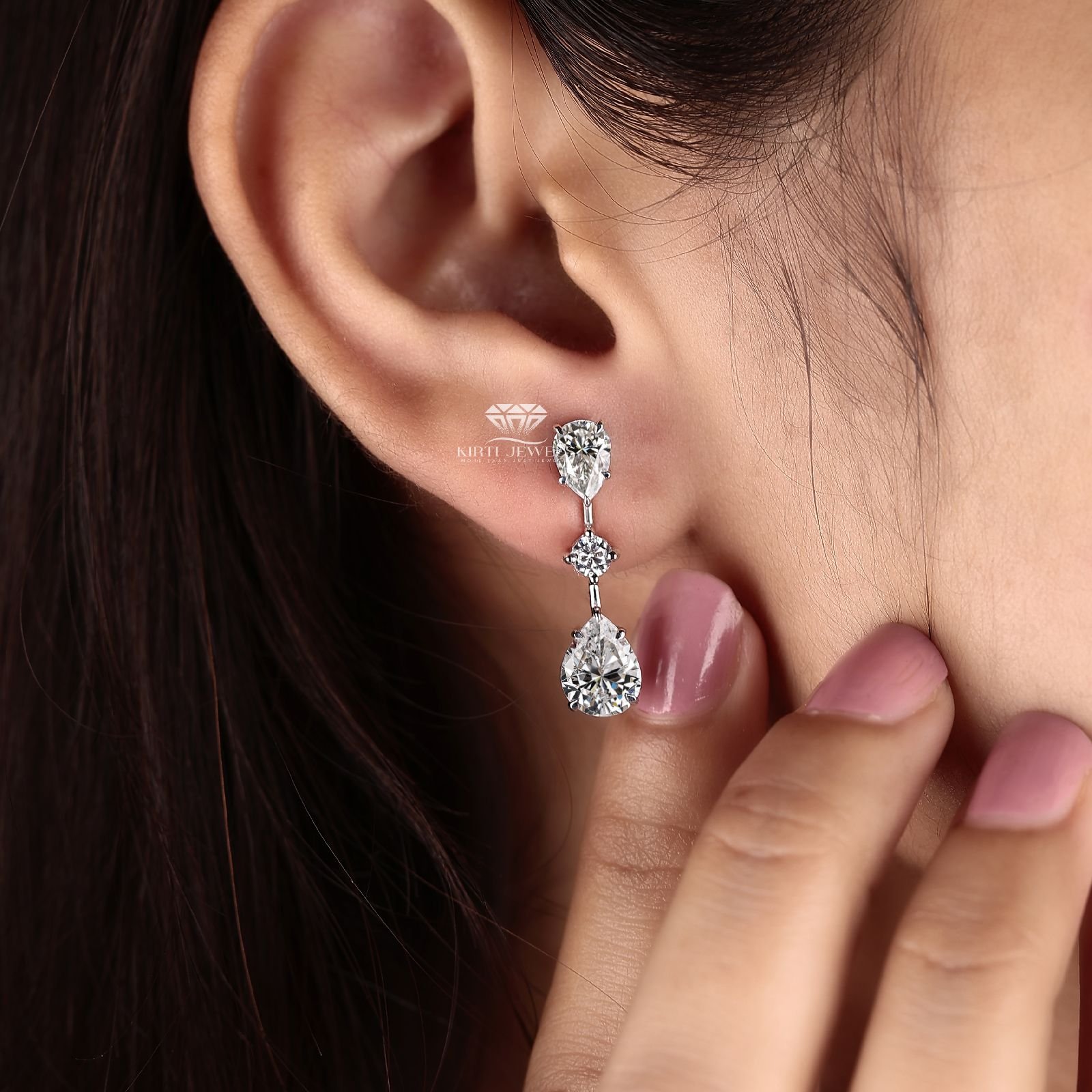 18K Gold RMDE24 Diamond Earrings