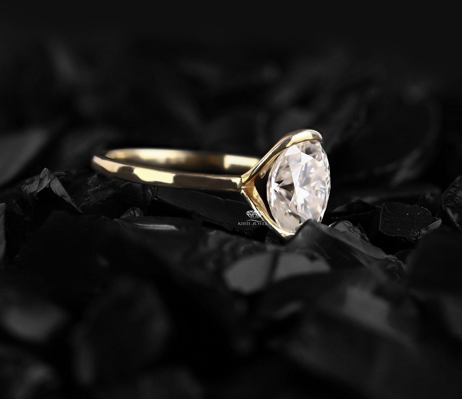 10K Gold MDR72 Diamond Engagement Ring