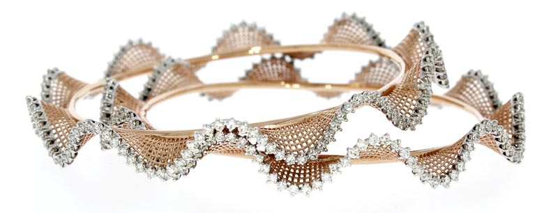 Diamond Bangles (DC-2172)