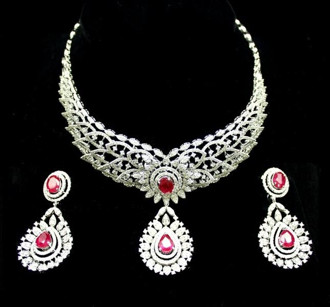 Diamond Necklace Set (DS-2109)