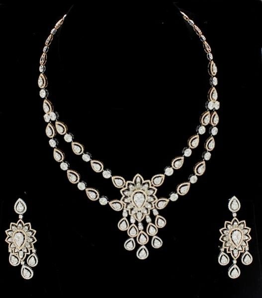 Diamond Necklace Set (DS-2155)