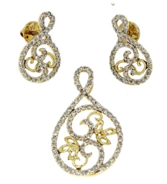 Diamond Pendant Set (DP-2356)