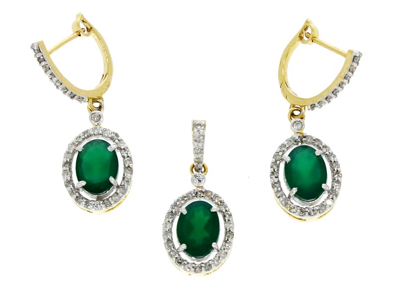Diamond Pendant Set (DP-2463)