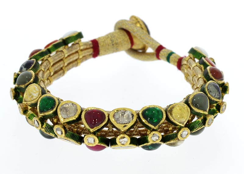 Kundan Polki Bracelets (KB-2093)
