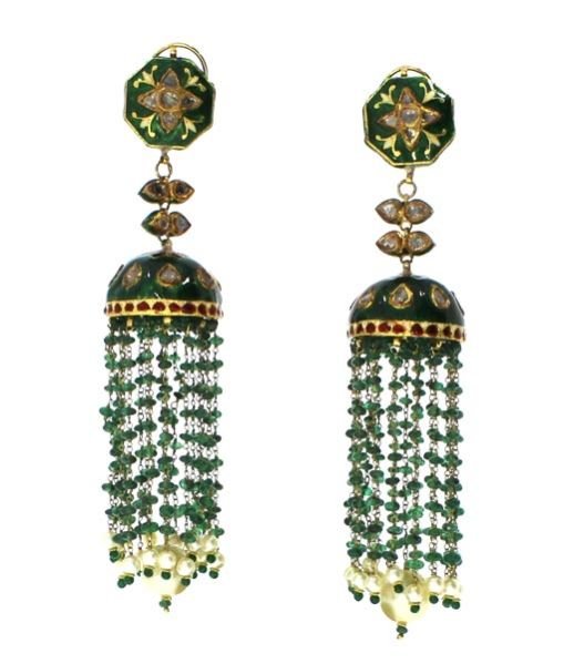Kundan Polki Earrings (KSE-71)