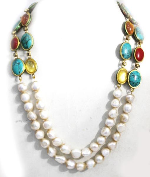 Kundan Polki Necklace (KS-2122)