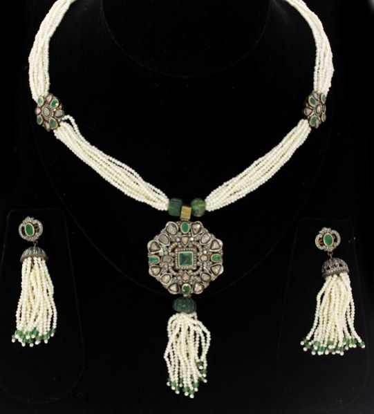 Kundan Polki Necklace (KS-2249)
