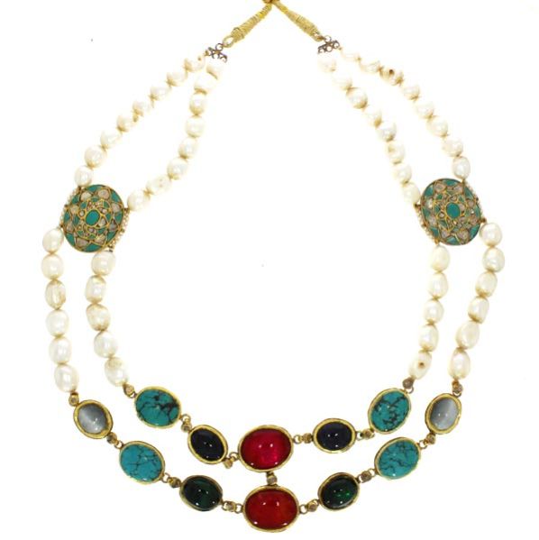 Kundan Polki Necklace (KS-2289)
