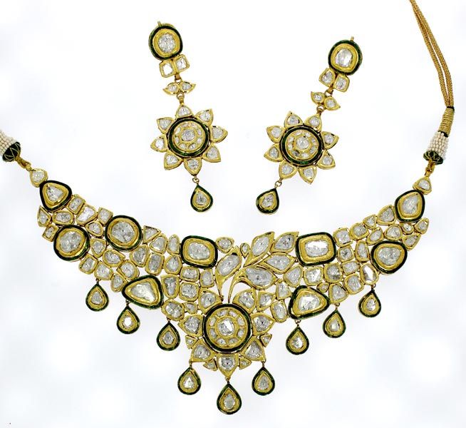 Kundan Polki Necklace (KSE-2097)