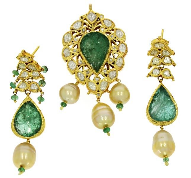 Kundan Polki Pendants (KSE-2109)
