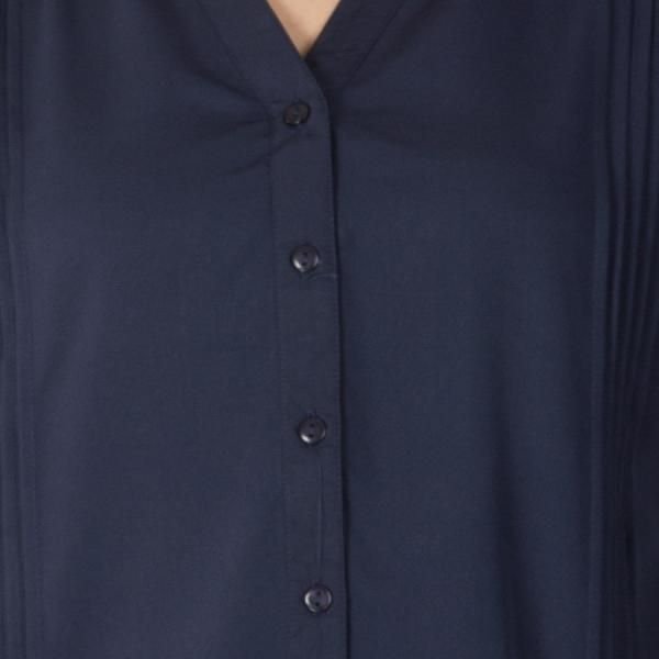 Blue Pleated Shirts (6041600BLACK-5)