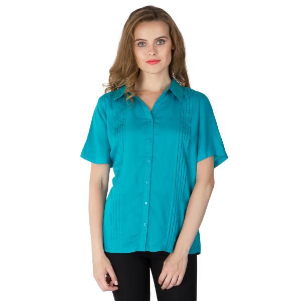 Green Pleated Shirts (AM030321-2)