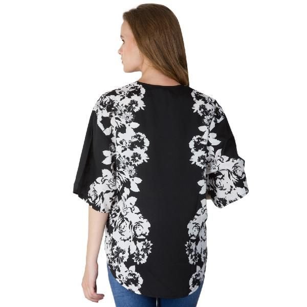 Ladies Printed Black Shrugs (6016500BLK-5)
