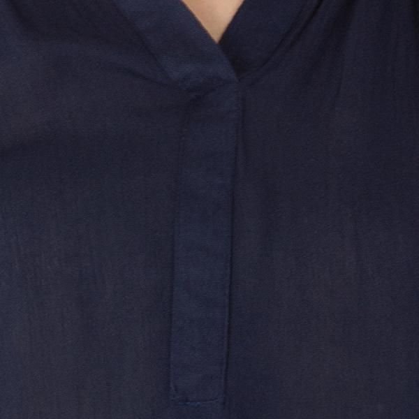 Solid Blue 3/4th Sleeves Tops (6033000BL-6)