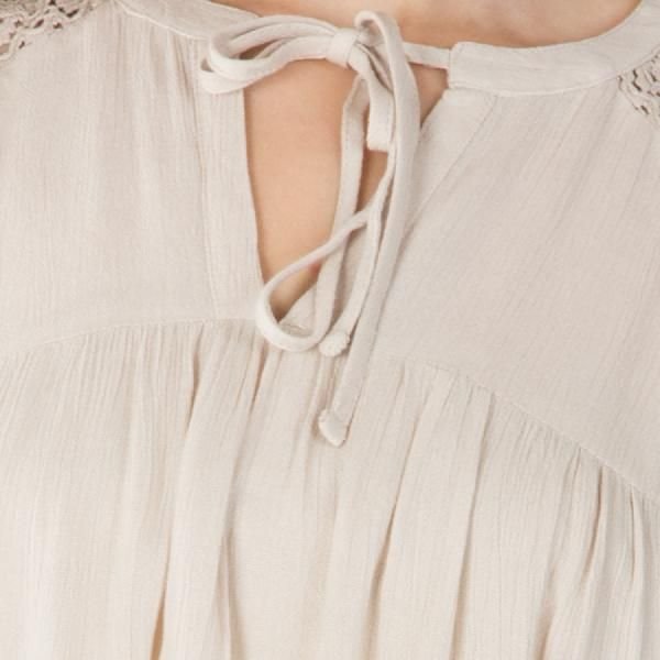 Solid Peach 3/4th Sleeves Tops (6033000PH-6)