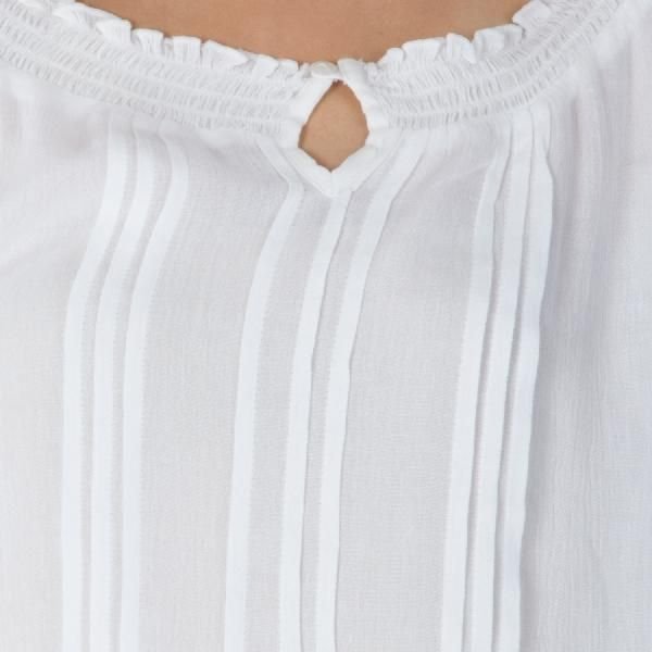 White Boat Neck Tops (6021900-6)