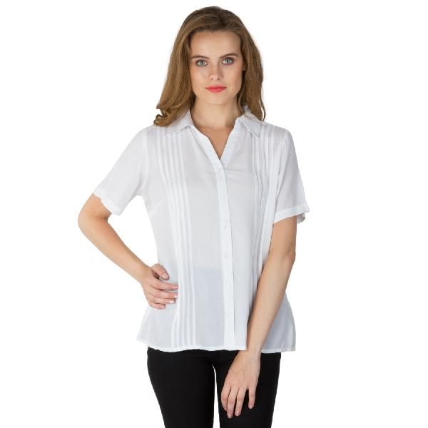 White Pleated Shirts (AM030316-2)