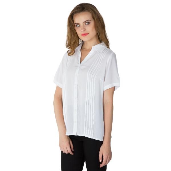 White Pleated Shirts (AM030316-3)