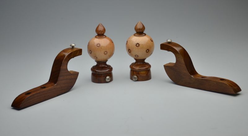 AC-CT-3 Wooden Curtain Bracket