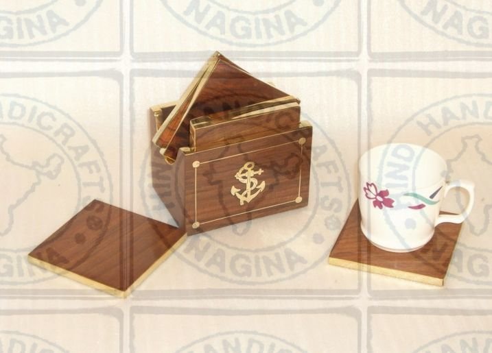 HHC160 Wooden Coaster Set