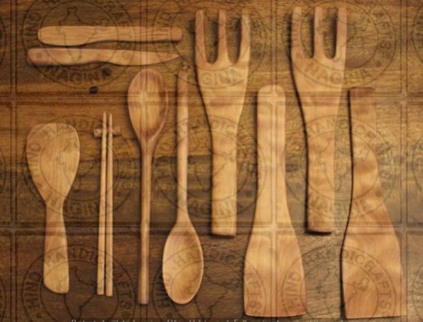 HHC169 Wooden Cutlery Set