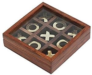 HHC197 Wooden Tic Tac Toe Game