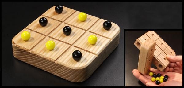 HHC200 Wooden Tic Tac Toe Game