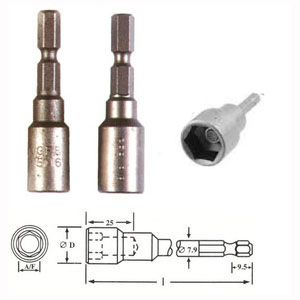 Hex Nut Runner Screwdriver Bits