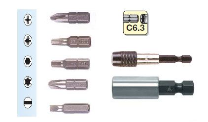 Phillips Head Insert Screwdriver Bits