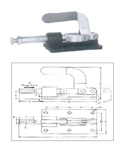 Push Pull Action Centre Base Low Heigh Toggle Clamp