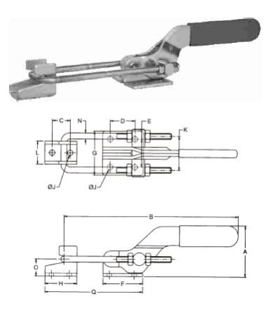 Push Pull Action Clamp Latch Toggle Clamp