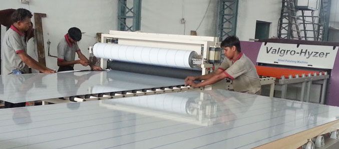 Stainless steel Sheet Polishing Machine