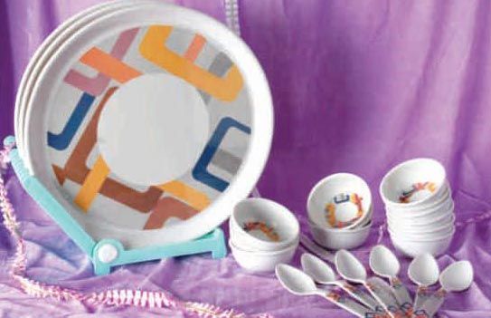 Melamine Dinner Set 24 Pcs