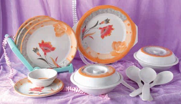 Melamine Dinner Set 34 Pcs