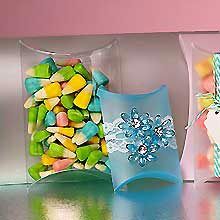 Plastic Pillow Boxes Index Small