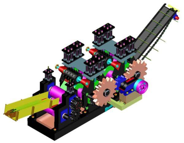 3d Drawing of Skid Mounted Mill Aseembly
